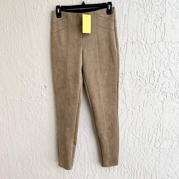Zara Pants Jumpsuits Zara Faux Suede Pants Small Nwt Poshmark